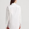 White Women’s Ralph Lauren Cotton Broadcloth Shirts White Women’s Ralph Lauren Cotton Broadcloth Shirts
