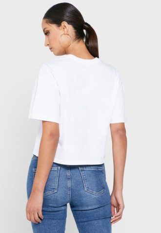 White Women’s Ralph Lauren Crew Neck Graphic T Shirts