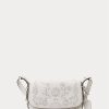 White Women’s Ralph Lauren Eyelet Leather Small Maddy Shoulder Bags White Women’s Ralph Lauren Eyelet Leather Small Maddy Shoulder Bags