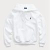 White Women’s Ralph Lauren Fleece Pullover Hoodie