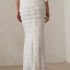 White Women’s Ralph Lauren Fontanna Embellished Maxi Skirts White Women’s Ralph Lauren Fontanna Embellished Maxi Skirts