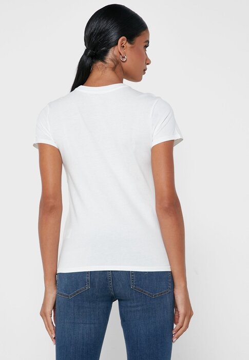 White Women’s Ralph Lauren Graphic Crew Neck T Shirts White Women’s Ralph Lauren Graphic Crew Neck T Shirts