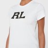 White Women’s Ralph Lauren Graphic Crew Neck T Shirts White Women’s Ralph Lauren Graphic Crew Neck T Shirts