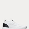 White Women’s Ralph Lauren Kacie Slip-On Sneakers
