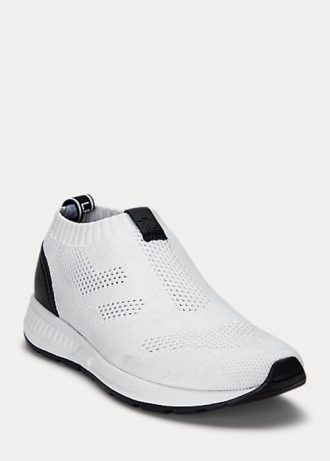 White Women’s Ralph Lauren Kacie Slip-On Sneakers