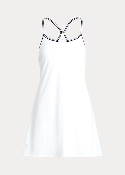White Women’s Ralph Lauren Racerback Dress White Women’s Ralph Lauren Racerback Dress
