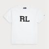 White Women’s Ralph Lauren Rl Logo Jersey  T Shirts