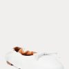 White Women’s Ralph Lauren The Pony Ballet Flat Shoes