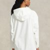 White Women’s Ralph Lauren Water-Resistant Hooded Windbreaker