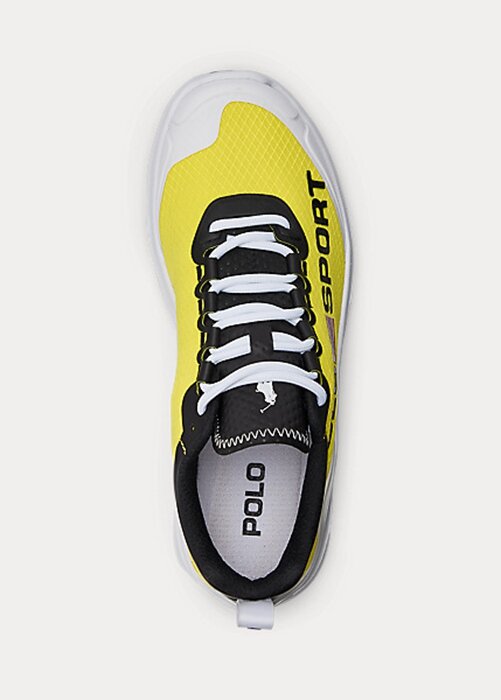 Yellow / Black Women’s Ralph Lauren Polo Sport Tech Racer Sneakers Yellow / Black Women’s Ralph Lauren Polo Sport Tech Racer Sneakers