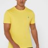 Yellow Men’s Ralph Lauren Chest Logo Crew Neck T Shirts