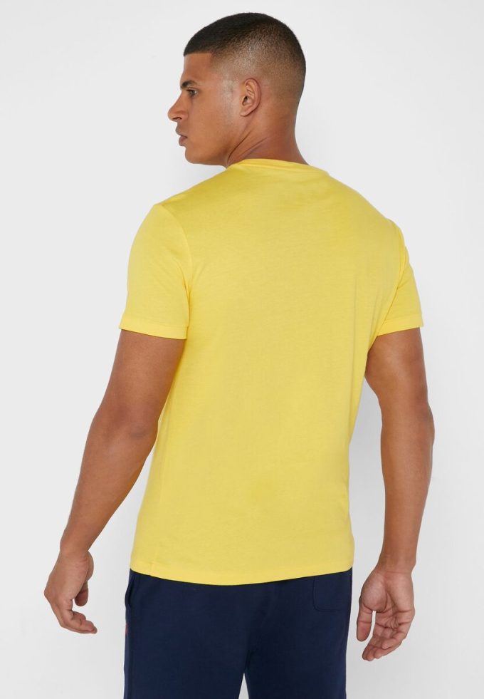 Yellow Men’s Ralph Lauren Chest Logo Crew Neck T Shirts