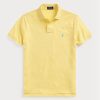 Yellow Men’s Ralph Lauren Custom Slim Fit Mesh Polo Shirts