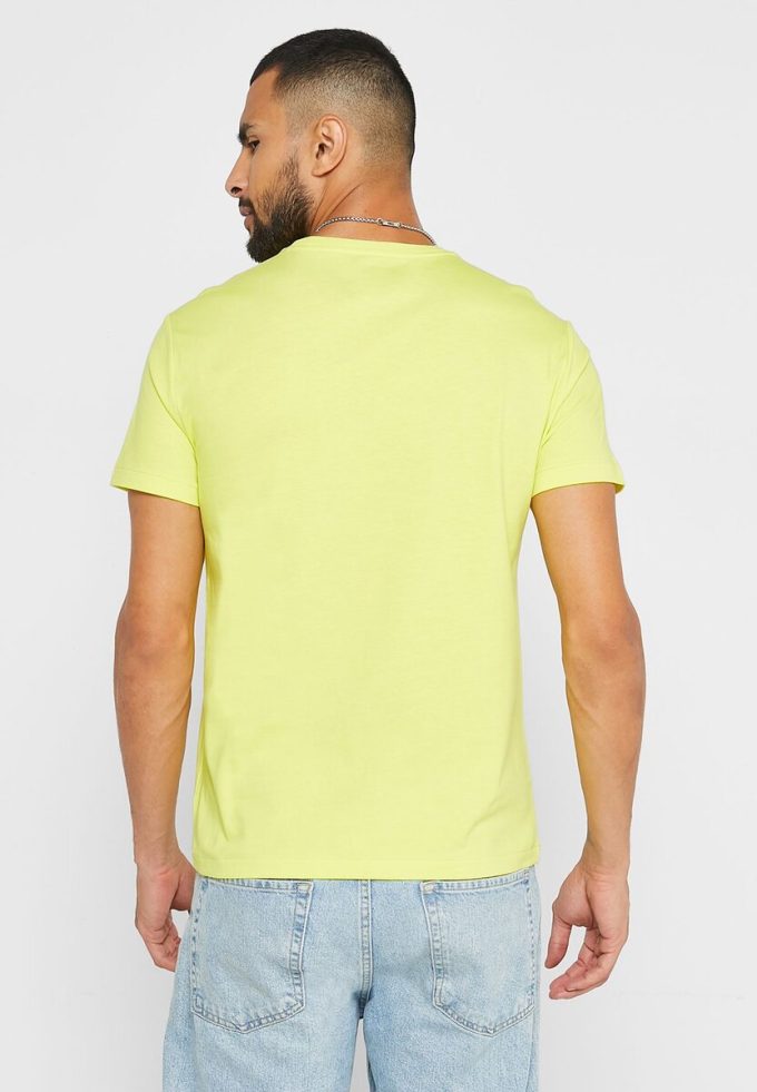 Yellow Men’s Ralph Lauren Essential Crew Neck T Shirts Yellow Men’s Ralph Lauren Essential Crew Neck T Shirts