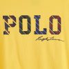 Yellow Men’s Ralph Lauren Logo Crew Neck T Shirts