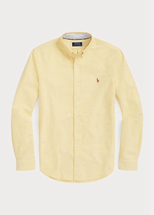 Yellow Men’s Ralph Lauren Slim Fit Oxford Shirts Yellow Men’s Ralph Lauren Slim Fit Oxford Shirts