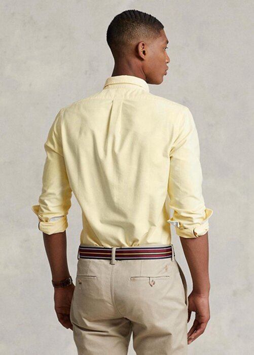 Yellow Men’s Ralph Lauren Slim Fit Oxford Shirts Yellow Men’s Ralph Lauren Slim Fit Oxford Shirts