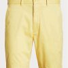 Yellow Men’s Ralph Lauren Tailored Fit Stretch Twill  Shorts