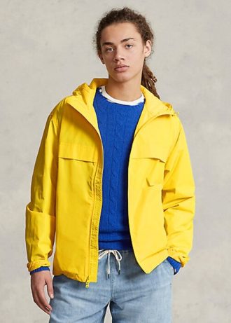 Yellow Men’s Ralph Lauren Water-Repellent Hooded Jackets