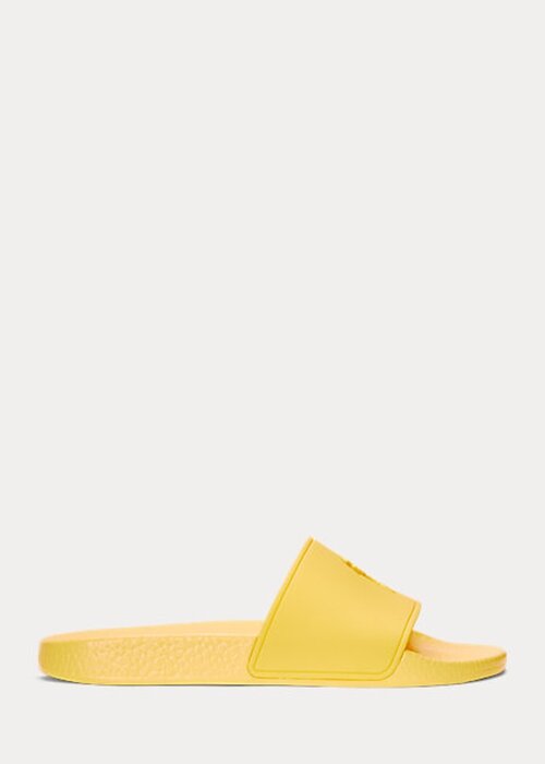 Yellow Women’s Ralph Lauren Big Pony Slippers Yellow Women’s Ralph Lauren Big Pony Slippers