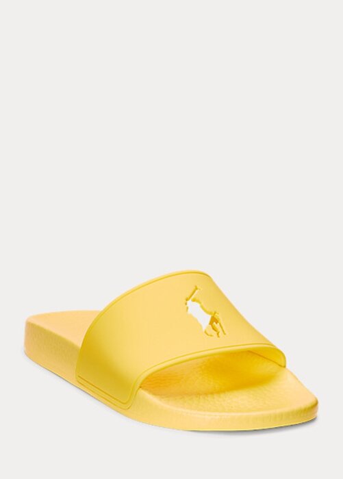 Yellow Women’s Ralph Lauren Big Pony Slippers Yellow Women’s Ralph Lauren Big Pony Slippers