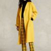 Yellow Women’s Ralph Lauren Double-Faced Wool-Blend Wrap Coats
