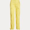 Yellow Women’s Ralph Lauren Featherweight Twill Cargo Ankle Pants