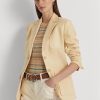 Yellow Women’s Ralph Lauren Herringbone Linen   Blazers