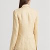 Yellow Women’s Ralph Lauren Herringbone Linen   Blazers