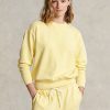Yellow Women’s Ralph Lauren Organic Cotton Crewneck Sweatshirts