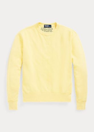 Yellow Women’s Ralph Lauren Organic Cotton Crewneck Sweatshirts