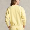 Yellow Women’s Ralph Lauren Organic Cotton Crewneck Sweatshirts