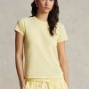 Yellow Women’s Ralph Lauren Organic Cotton Crewneck T Shirts