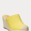 Yellow Women’s Ralph Lauren Pennie Suede Espadrille