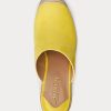 Yellow Women’s Ralph Lauren Pennie Suede Espadrille