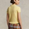 Yellow Women’s Ralph Lauren Slim Fit Cashmere Polo Shirts
