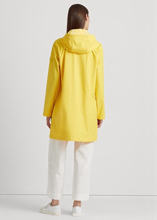 Yellow Women’s Ralph Lauren Waterproof Hooded Raincoat Jackets Yellow Women’s Ralph Lauren Waterproof Hooded Raincoat Jackets